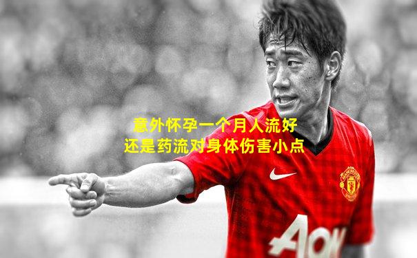 意外怀孕一个月人流好还是药流对身体伤害小点